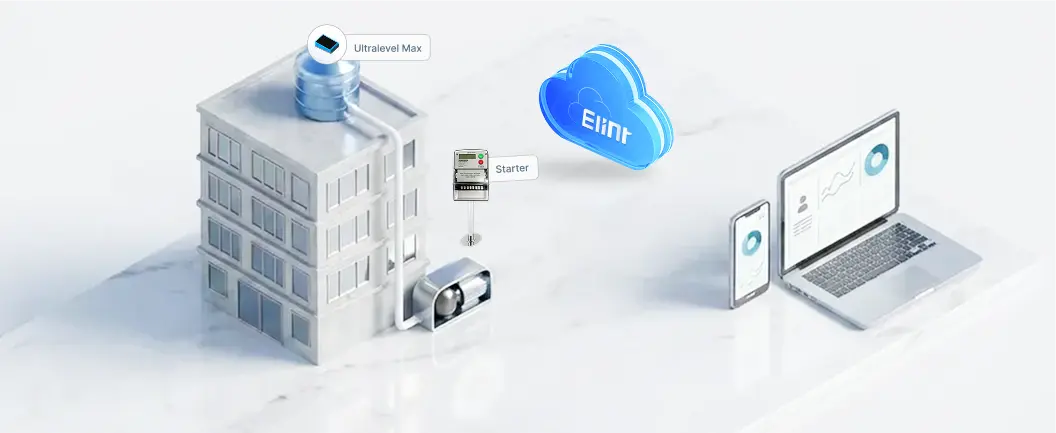 Complete water tank automation system enabling smart level monitoring, pump control, and remote water management using IoT technology