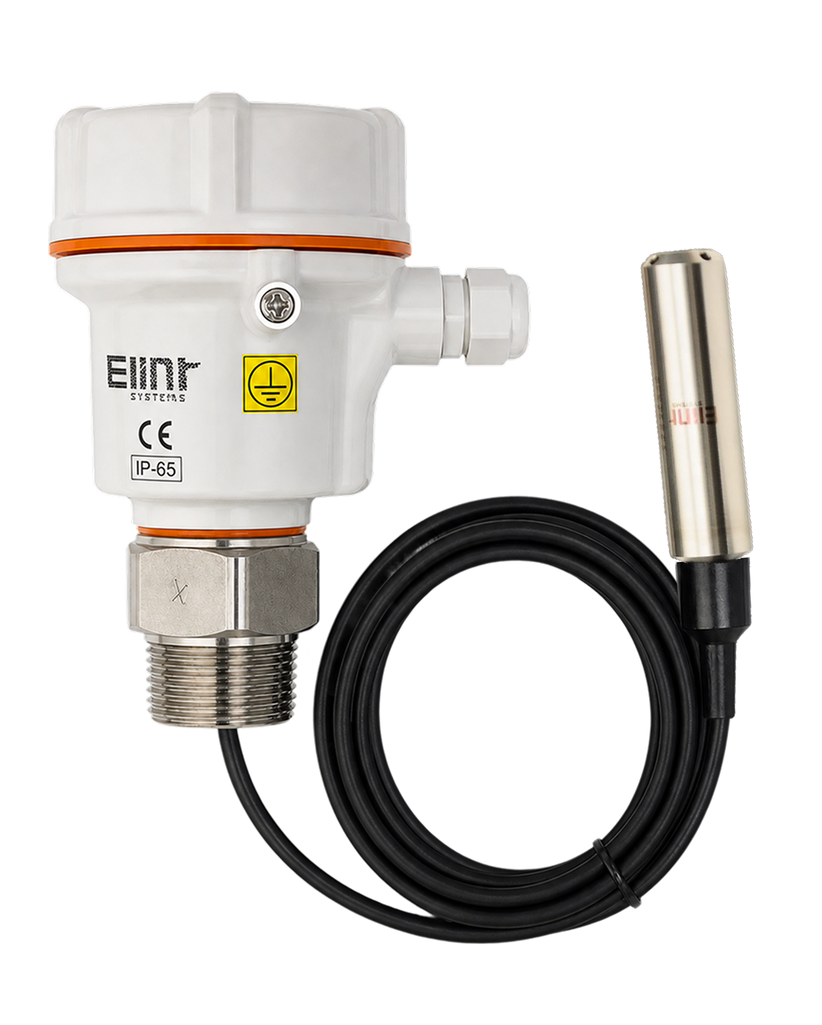 Hydrostatic sump tank level sensor for continuous water and liquid level monitoring