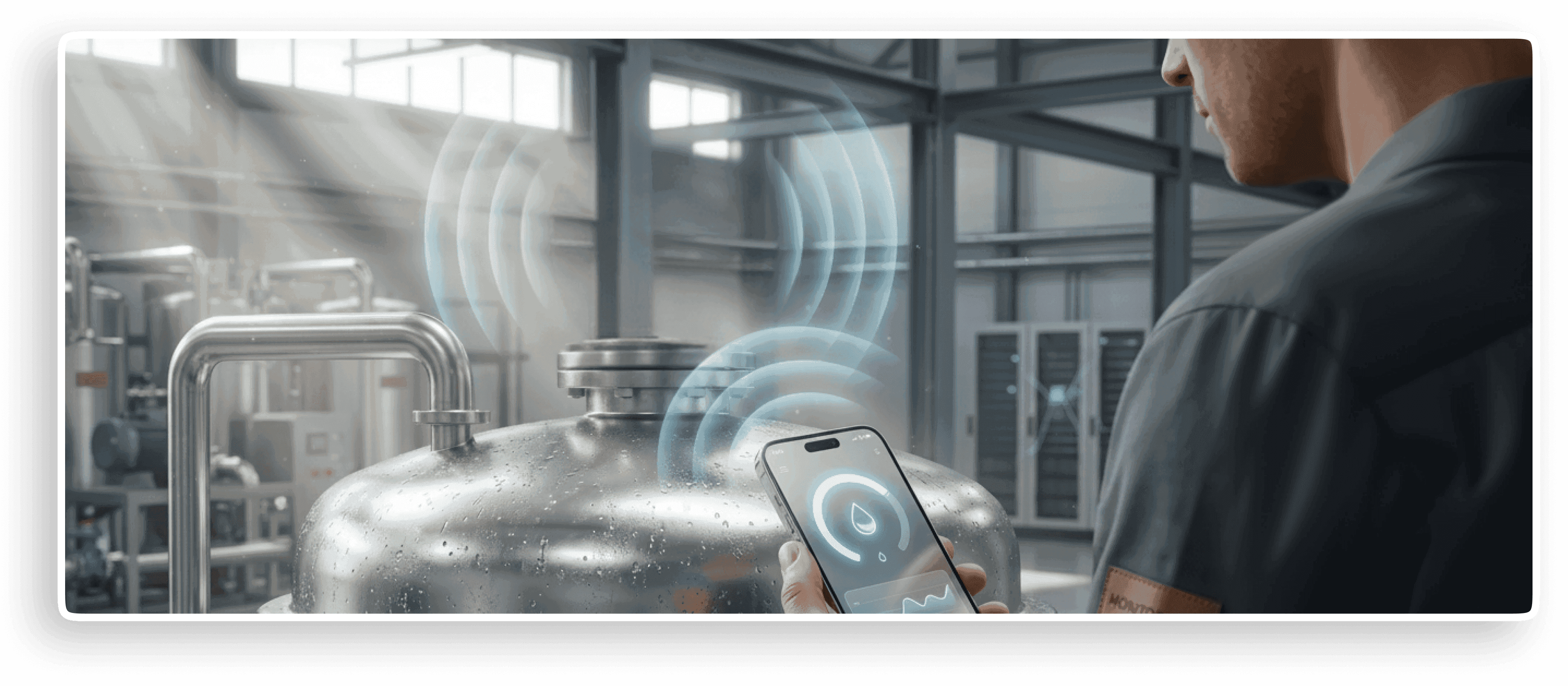 BLE-based device configuration for wireless radar level sensor using mobile app for tank level monitoring