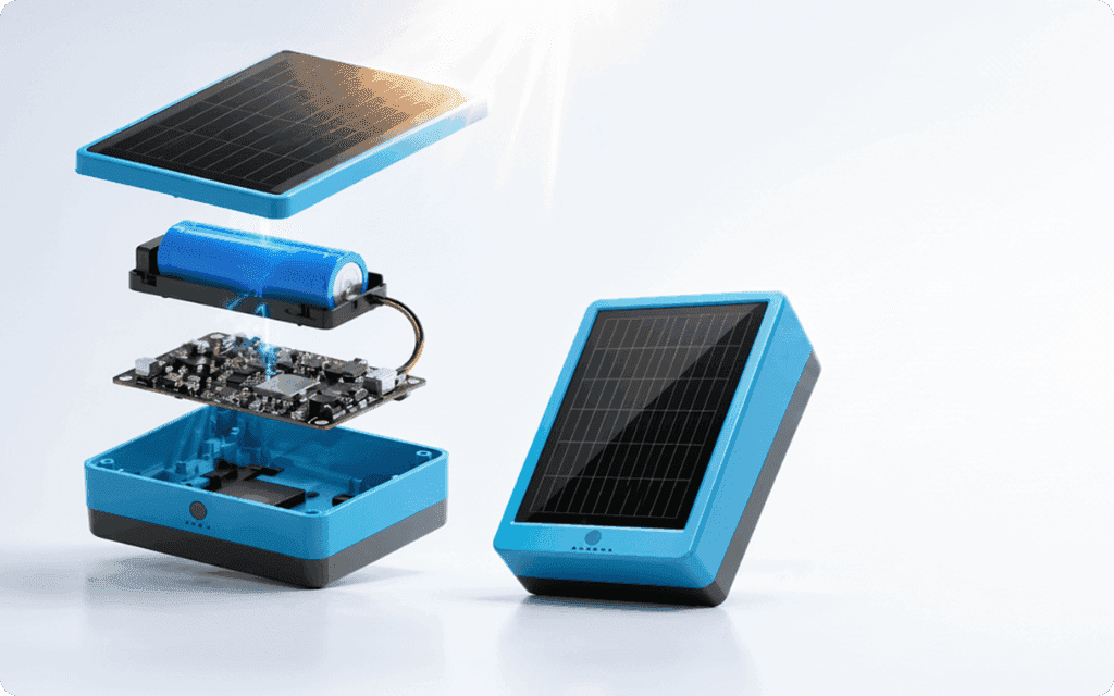 Smart solar-powered radar level sensor with LoRaWAN and NB-IoT cloud connectivity